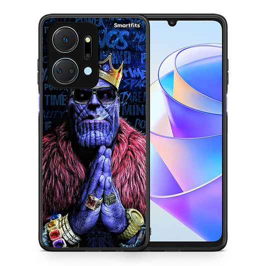 Θήκη Honor X7a Thanos PopArt από τη Smartfits με σχέδιο στο πίσω μέρος και μαύρο περίβλημα | Honor X7a Thanos PopArt case with colorful back and black bezels