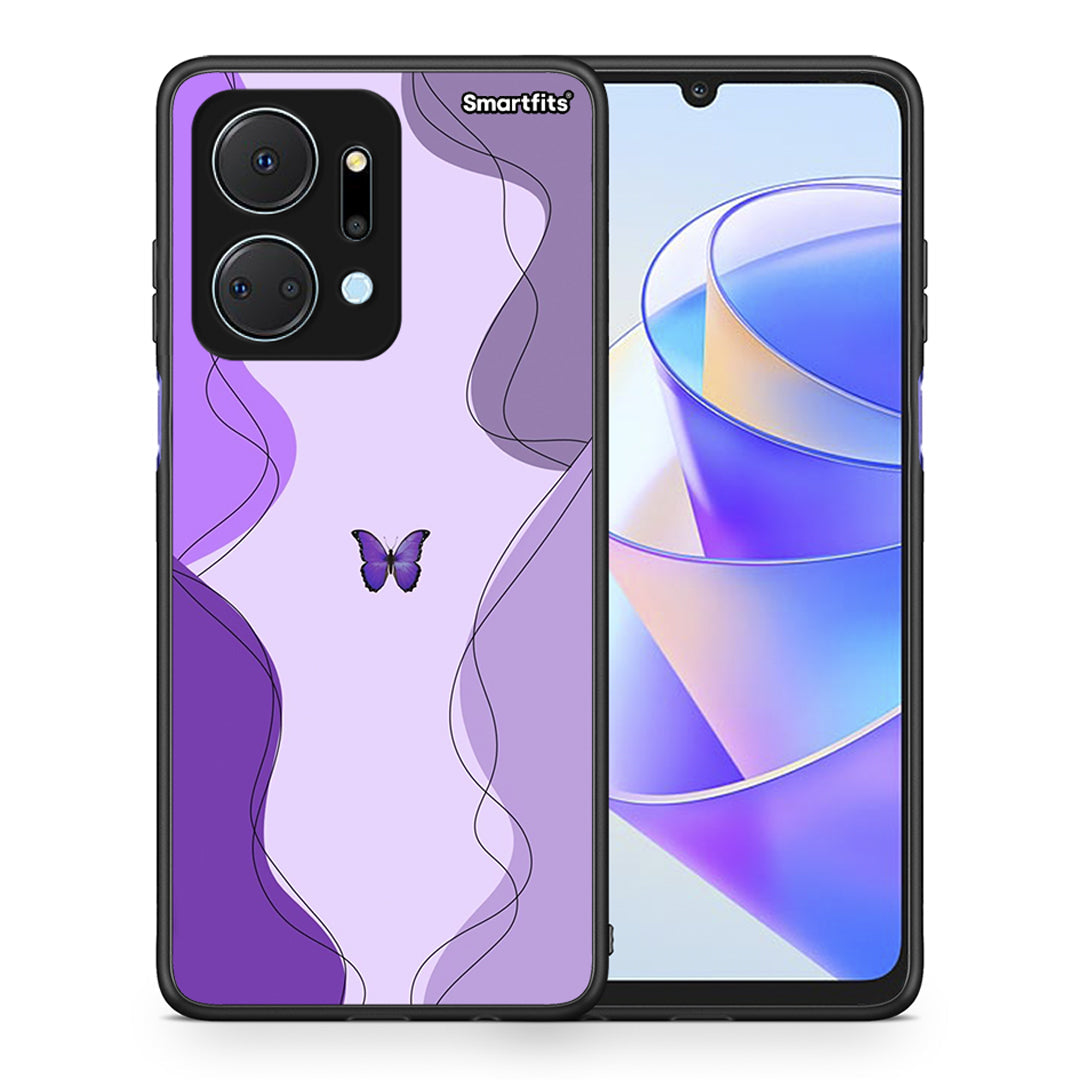 Purple Mariposa - Honor X7a θήκη
