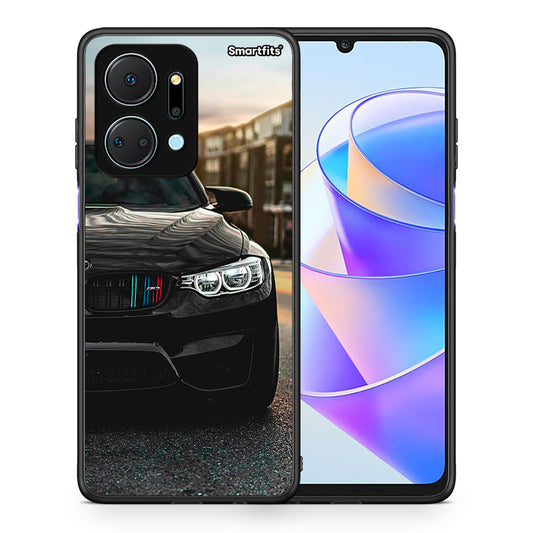 Θήκη Honor X7a M3 Racing από τη Smartfits με σχέδιο στο πίσω μέρος και μαύρο περίβλημα | Honor X7a M3 Racing case with colorful back and black bezels