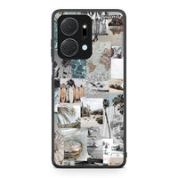 Thumbnail for Honor X7a Retro Beach Life Θήκη από τη Smartfits με σχέδιο στο πίσω μέρος και μαύρο περίβλημα | Smartphone case with colorful back and black bezels by Smartfits
