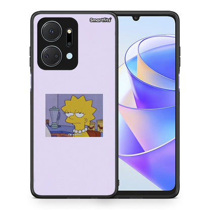 Θήκη Honor X7a So Happy από τη Smartfits με σχέδιο στο πίσω μέρος και μαύρο περίβλημα | Honor X7a So Happy case with colorful back and black bezels
