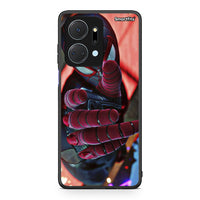 Thumbnail for Honor X7a Spider Hand Θήκη από τη Smartfits με σχέδιο στο πίσω μέρος και μαύρο περίβλημα | Smartphone case with colorful back and black bezels by Smartfits