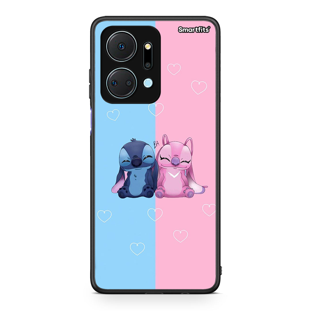 Honor X7a Stitch And Angel θήκη από τη Smartfits με σχέδιο στο πίσω μέρος και μαύρο περίβλημα | Smartphone case with colorful back and black bezels by Smartfits