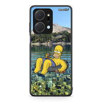 Thumbnail for Honor X7a Summer Happiness Θήκη από τη Smartfits με σχέδιο στο πίσω μέρος και μαύρο περίβλημα | Smartphone case with colorful back and black bezels by Smartfits