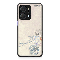 Thumbnail for Honor X7a Where Next Θήκη από τη Smartfits με σχέδιο στο πίσω μέρος και μαύρο περίβλημα | Smartphone case with colorful back and black bezels by Smartfits
