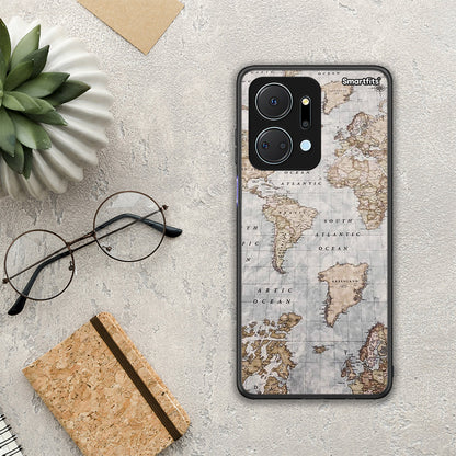 World Map - Honor X7a θήκη