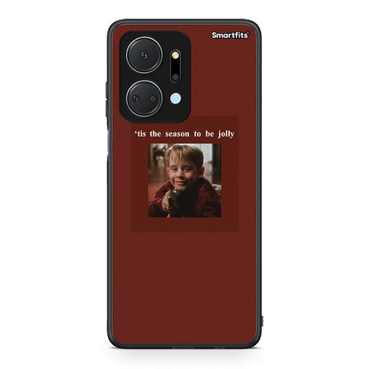 Honor X7a Xmas Ultimate Spirit θήκη από τη Smartfits με σχέδιο στο πίσω μέρος και μαύρο περίβλημα | Smartphone case with colorful back and black bezels by Smartfits