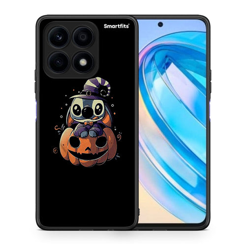 Θήκη Honor X8a Halloween Stitch από τη Smartfits με σχέδιο στο πίσω μέρος και μαύρο περίβλημα | Honor X8a Halloween Stitch Case with Colorful Back and Black Bezels