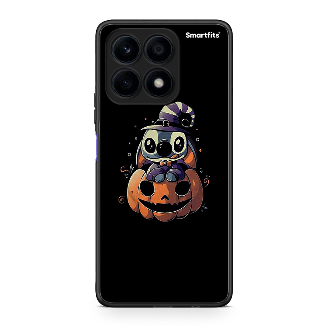 Θήκη Honor X8a Halloween Stitch από τη Smartfits με σχέδιο στο πίσω μέρος και μαύρο περίβλημα | Honor X8a Halloween Stitch Case with Colorful Back and Black Bezels