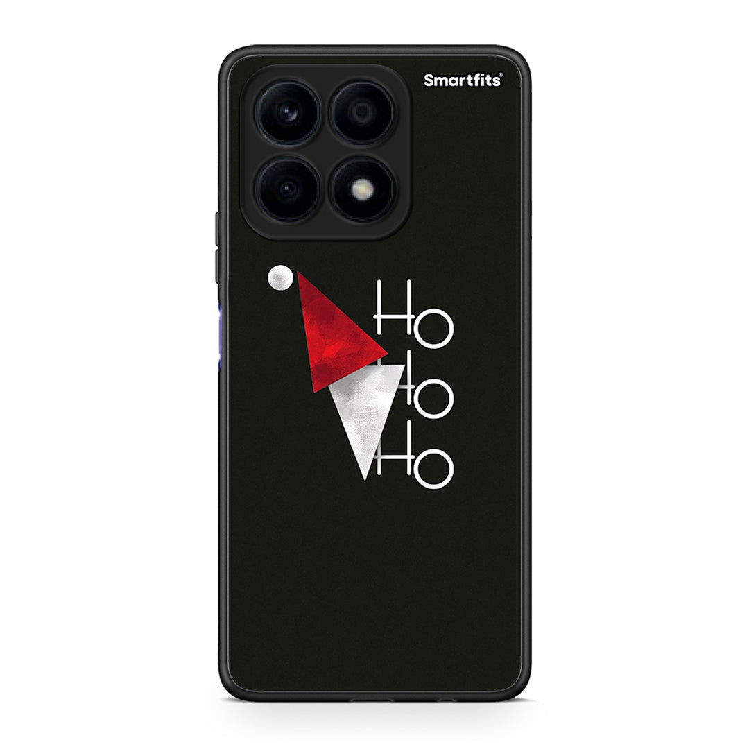 Θήκη Honor X8a Minimal Christmas από τη Smartfits με σχέδιο στο πίσω μέρος και μαύρο περίβλημα | Honor X8a Minimal Christmas Case with Colorful Back and Black Bezels