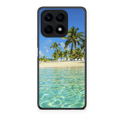 Θήκη Honor X8a Tropical Vibes από τη Smartfits με σχέδιο στο πίσω μέρος και μαύρο περίβλημα | Honor X8a Tropical Vibes case with colorful back and black bezels