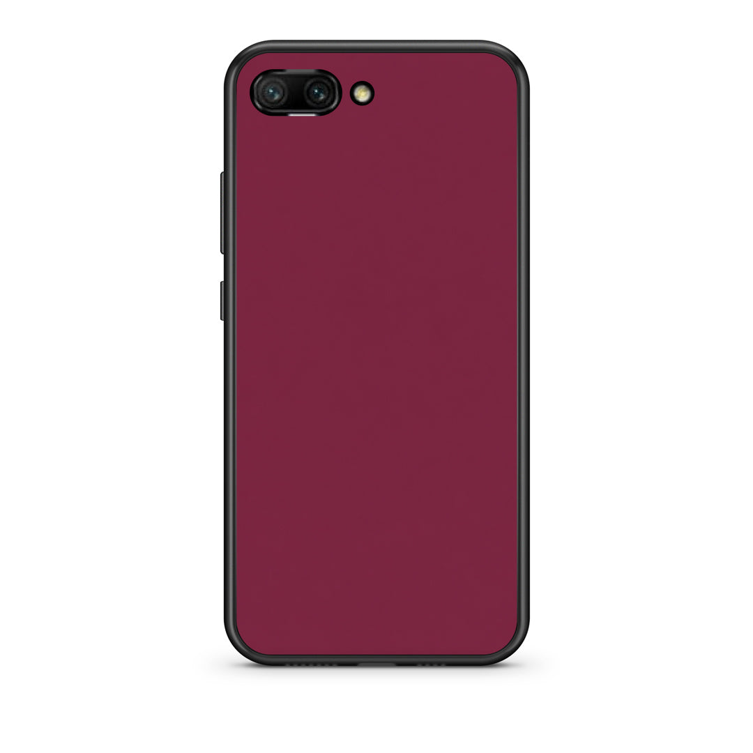Θήκη Honor 10 Burgundy από τη Smartfits με σχέδιο στο πίσω μέρος και μαύρο περίβλημα | Honor 10 Burgundy case with colorful back and black bezels