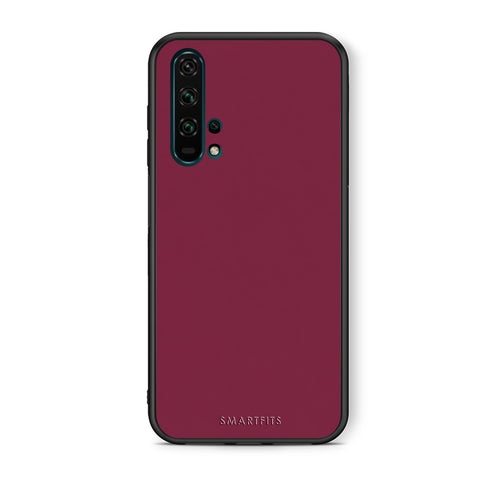 Θήκη Honor 20 Pro Burgundy από τη Smartfits με σχέδιο στο πίσω μέρος και μαύρο περίβλημα | Honor 20 Pro Burgundy case with colorful back and black bezels