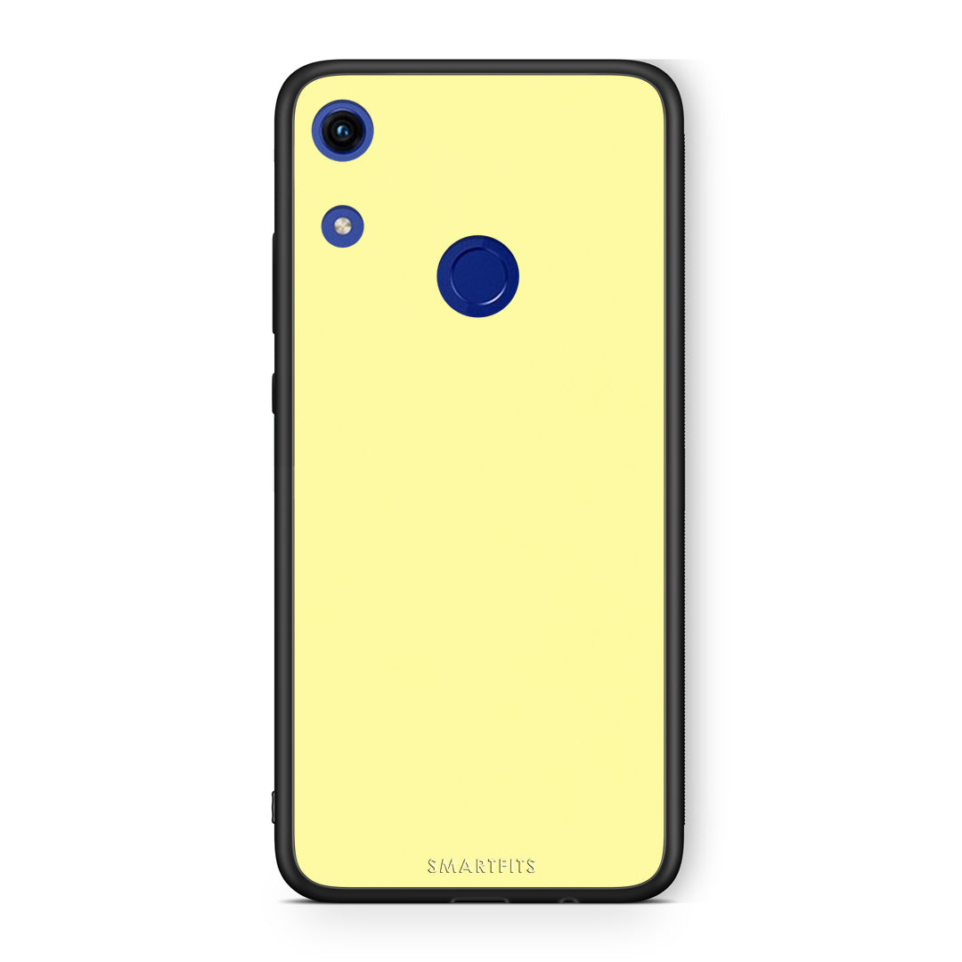 Θήκη Honor 8A Butter Yellow από τη Smartfits με σχέδιο στο πίσω μέρος και μαύρο περίβλημα | Honor 8A Butter Yellow case with colorful back and black bezels