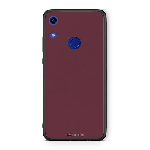 Θήκη Honor 8A Muted Burgundy από τη Smartfits με σχέδιο στο πίσω μέρος και μαύρο περίβλημα | Honor 8A Muted Burgundy case with colorful back and black bezels