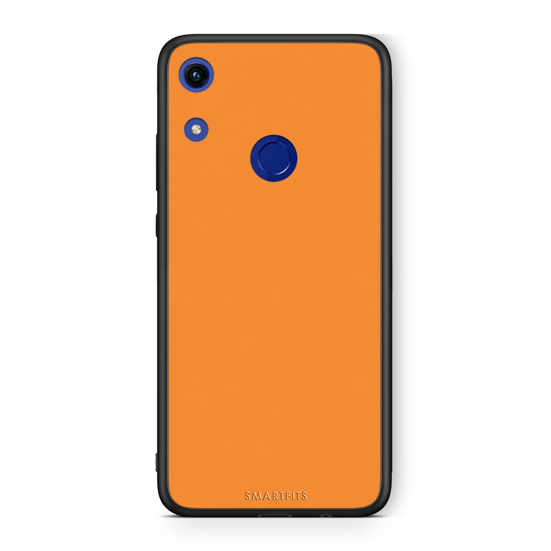 Θήκη Honor 8A Tangerine Orange από τη Smartfits με σχέδιο στο πίσω μέρος και μαύρο περίβλημα | Honor 8A Tangerine Orange case with colorful back and black bezels