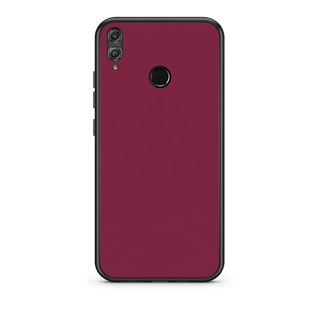 Θήκη Honor 8x Burgundy από τη Smartfits με σχέδιο στο πίσω μέρος και μαύρο περίβλημα | Honor 8x Burgundy case with colorful back and black bezels