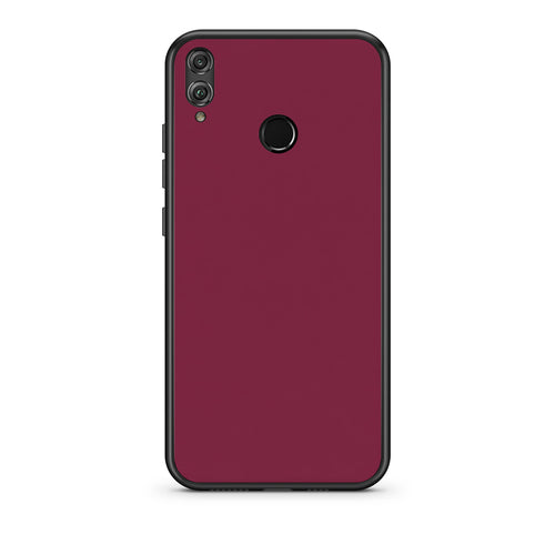 Θήκη Honor 8x Burgundy από τη Smartfits με σχέδιο στο πίσω μέρος και μαύρο περίβλημα | Honor 8x Burgundy case with colorful back and black bezels