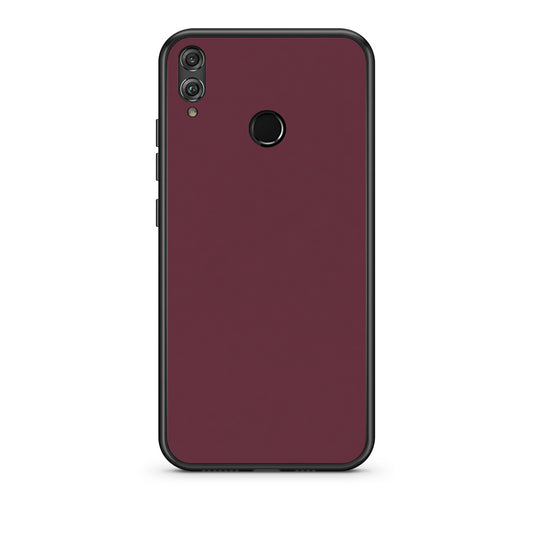 Θήκη Honor 8x Muted Burgundy από τη Smartfits με σχέδιο στο πίσω μέρος και μαύρο περίβλημα | Honor 8x Muted Burgundy case with colorful back and black bezels
