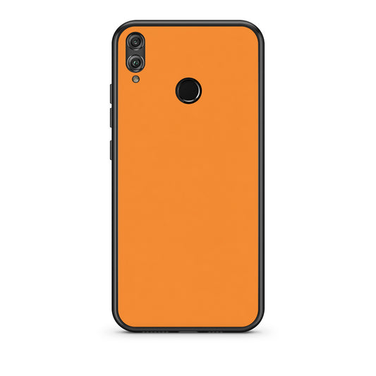 Θήκη Honor 8x Tangerine Orange από τη Smartfits με σχέδιο στο πίσω μέρος και μαύρο περίβλημα | Honor 8x Tangerine Orange case with colorful back and black bezels