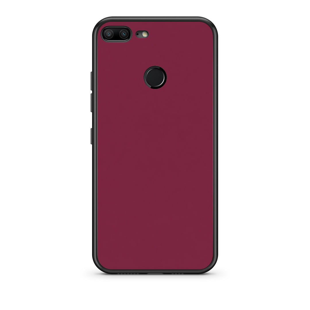 Θήκη Honor 9 Lite Burgundy από τη Smartfits με σχέδιο στο πίσω μέρος και μαύρο περίβλημα | Honor 9 Lite Burgundy case with colorful back and black bezels
