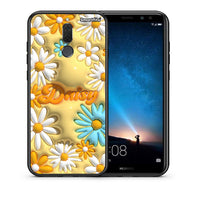 Thumbnail for Θήκη Huawei Mate 10 Lite Bubble Daisies από τη Smartfits με σχέδιο στο πίσω μέρος και μαύρο περίβλημα | Huawei Mate 10 Lite Bubble Daisies case with colorful back and black bezels