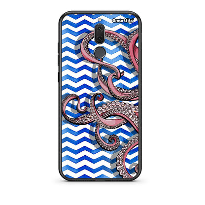huawei mate 10 lite Chevron Devilfish θήκη από τη Smartfits με σχέδιο στο πίσω μέρος και μαύρο περίβλημα | Smartphone case with colorful back and black bezels by Smartfits