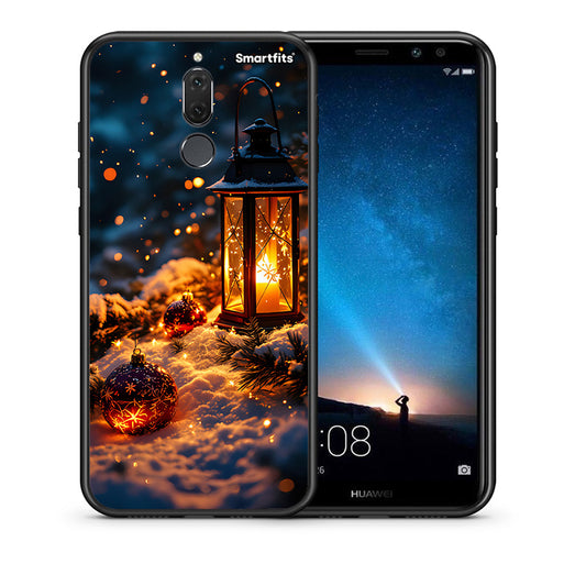 Θήκη Huawei Mate 10 Lite Christmas Ornaments από τη Smartfits με σχέδιο στο πίσω μέρος και μαύρο περίβλημα | Huawei Mate 10 Lite Christmas Ornaments case with colorful back and black bezels