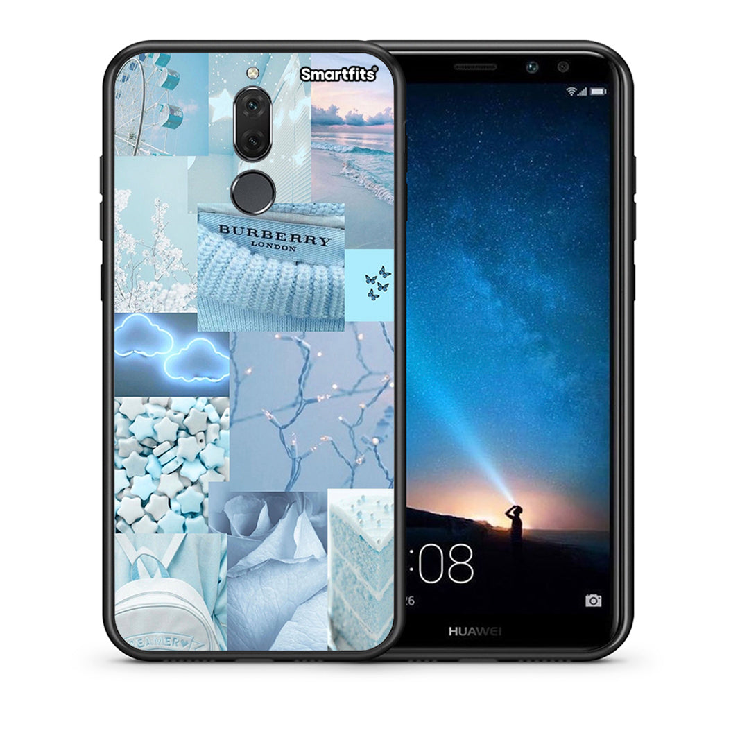 Θήκη Huawei Mate 10 Lite Ciel Aesthetic Collage από τη Smartfits με σχέδιο στο πίσω μέρος και μαύρο περίβλημα | Huawei Mate 10 Lite Ciel Aesthetic Collage case with colorful back and black bezels