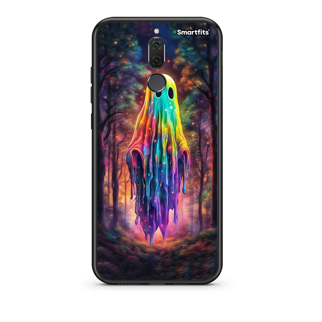 huawei mate 10 lite Halloween Ghost θήκη από τη Smartfits με σχέδιο στο πίσω μέρος και μαύρο περίβλημα | Smartphone case with colorful back and black bezels by Smartfits