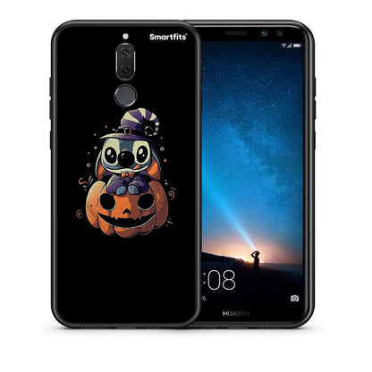 Θήκη Huawei Mate 10 Lite Halloween Stitch από τη Smartfits με σχέδιο στο πίσω μέρος και μαύρο περίβλημα | Huawei Mate 10 Lite Halloween Stitch case with colorful back and black bezels