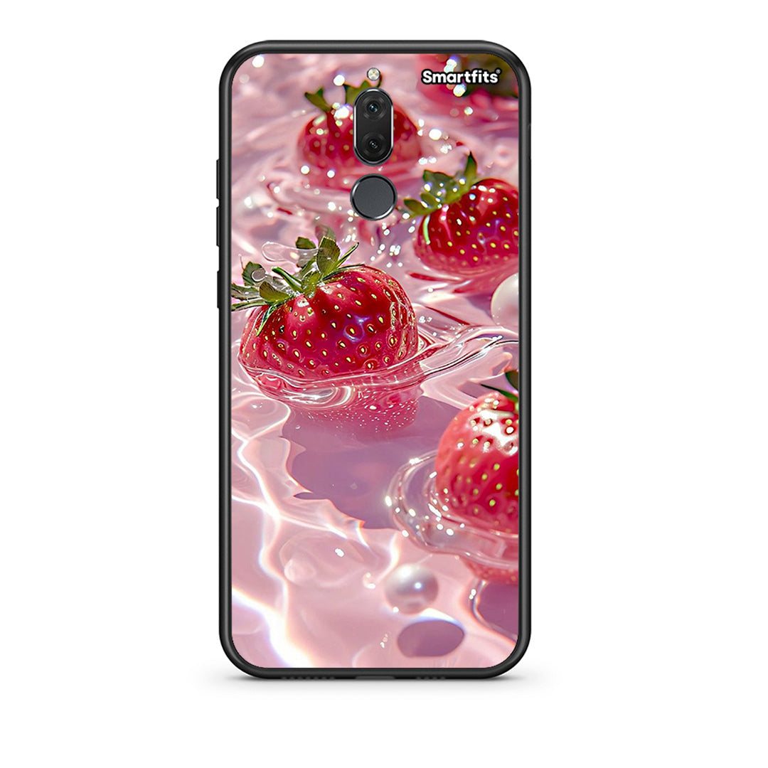 huawei mate 10 lite Juicy Strawberries θήκη από τη Smartfits με σχέδιο στο πίσω μέρος και μαύρο περίβλημα | Smartphone case with colorful back and black bezels by Smartfits