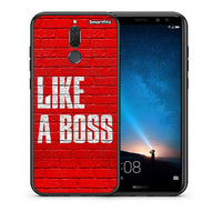 Thumbnail for Θήκη Huawei Mate 10 Lite Like A Boss από τη Smartfits με σχέδιο στο πίσω μέρος και μαύρο περίβλημα | Huawei Mate 10 Lite Like A Boss case with colorful back and black bezels