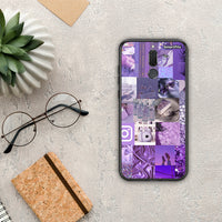 Thumbnail for Purple Aesthetic Collage - Huawei Mate 10 Lite θήκη