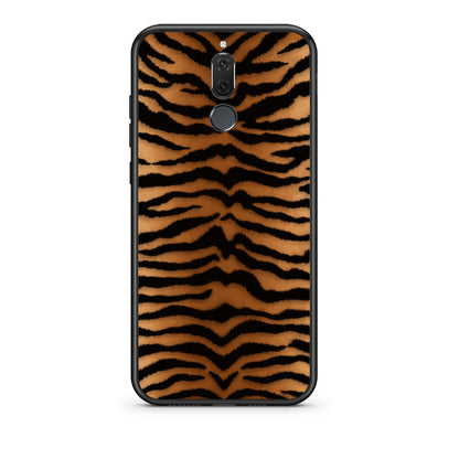 Θήκη Huawei Mate 10 Lite Tiger Print Orange and Black από τη Smartfits με σχέδιο στο πίσω μέρος και μαύρο περίβλημα | Huawei Mate 10 Lite Tiger Print Orange and Black case with colorful back and black bezels