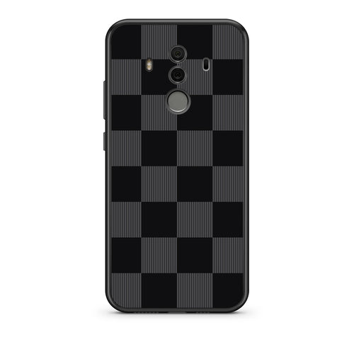 Θήκη Huawei Mate 10 Pro Black and Charcoal Striped Checks από τη Smartfits με σχέδιο στο πίσω μέρος και μαύρο περίβλημα | Huawei Mate 10 Pro Black and Charcoal Striped Checks case with colorful back and black bezels