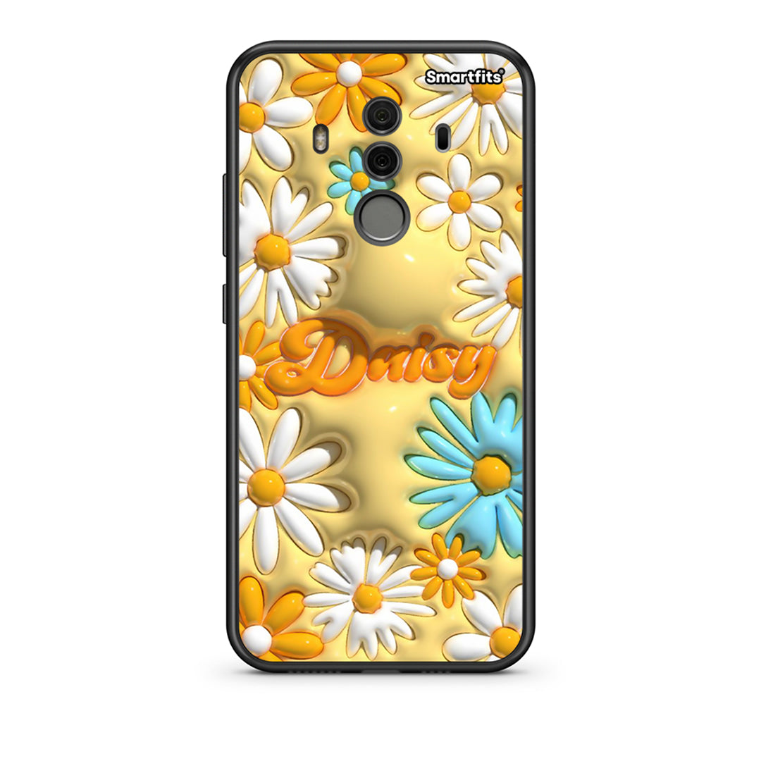 Huawei Mate 10 Pro Bubble Daisies θήκη από τη Smartfits με σχέδιο στο πίσω μέρος και μαύρο περίβλημα | Smartphone case with colorful back and black bezels by Smartfits