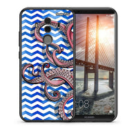 Thumbnail for Θήκη Huawei Mate 10 Pro Chevron Devilfish από τη Smartfits με σχέδιο στο πίσω μέρος και μαύρο περίβλημα | Huawei Mate 10 Pro Chevron Devilfish case with colorful back and black bezels