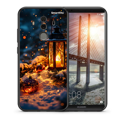 Θήκη Huawei Mate 10 Pro Christmas Ornaments από τη Smartfits με σχέδιο στο πίσω μέρος και μαύρο περίβλημα | Huawei Mate 10 Pro Christmas Ornaments case with colorful back and black bezels