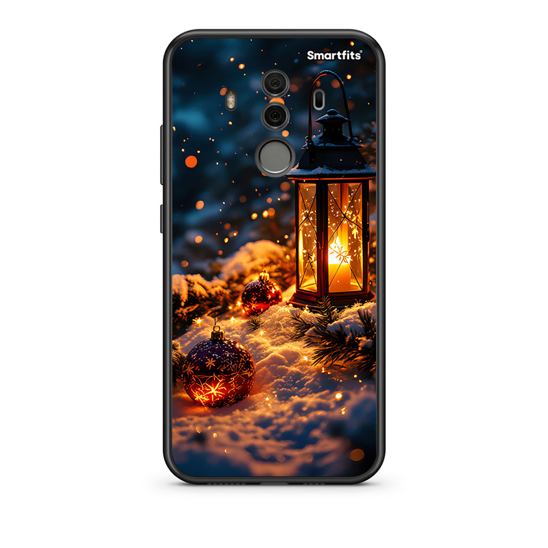 Huawei Mate 10 Pro Christmas Ornaments θήκη από τη Smartfits με σχέδιο στο πίσω μέρος και μαύρο περίβλημα | Smartphone case with colorful back and black bezels by Smartfits