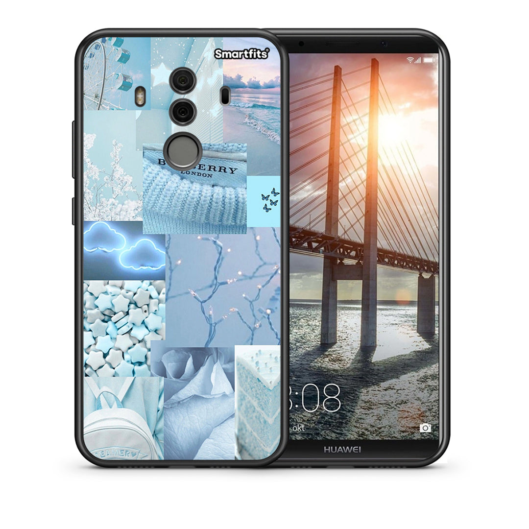 Θήκη Huawei Mate 10 Pro Ciel Aesthetic Collage από τη Smartfits με σχέδιο στο πίσω μέρος και μαύρο περίβλημα | Huawei Mate 10 Pro Ciel Aesthetic Collage case with colorful back and black bezels