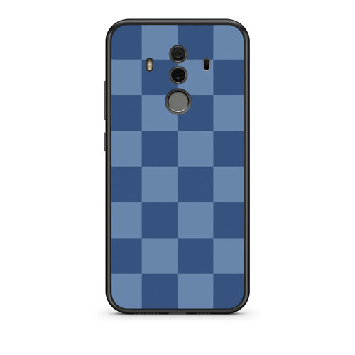 Θήκη Huawei Mate 10 Pro Denim Blue Checkerboard από τη Smartfits με σχέδιο στο πίσω μέρος και μαύρο περίβλημα | Huawei Mate 10 Pro Denim Blue Checkerboard case with colorful back and black bezels