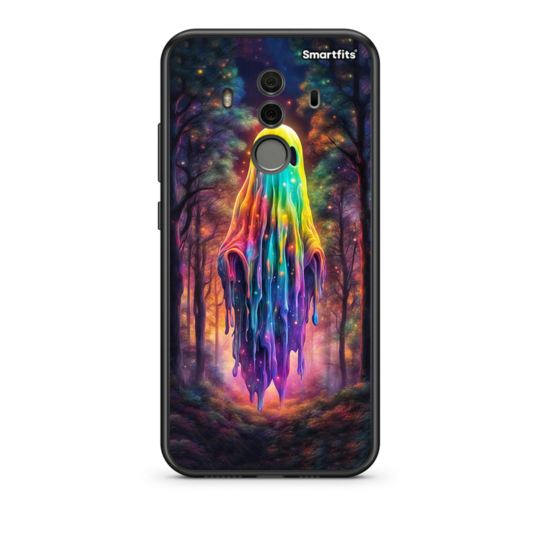 Huawei Mate 10 Pro Halloween Ghost θήκη από τη Smartfits με σχέδιο στο πίσω μέρος και μαύρο περίβλημα | Smartphone case with colorful back and black bezels by Smartfits