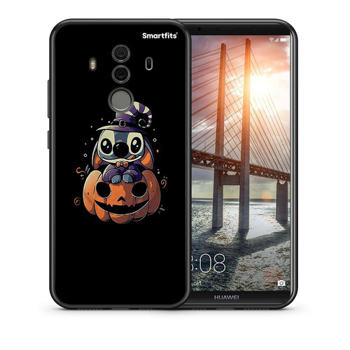 Θήκη Huawei Mate 10 Pro Halloween Stitch από τη Smartfits με σχέδιο στο πίσω μέρος και μαύρο περίβλημα | Huawei Mate 10 Pro Halloween Stitch case with colorful back and black bezels