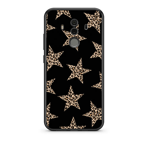 Θήκη Huawei Mate 10 Pro Leopard Stars on Black από τη Smartfits με σχέδιο στο πίσω μέρος και μαύρο περίβλημα | Huawei Mate 10 Pro Leopard Stars on Black case with colorful back and black bezels