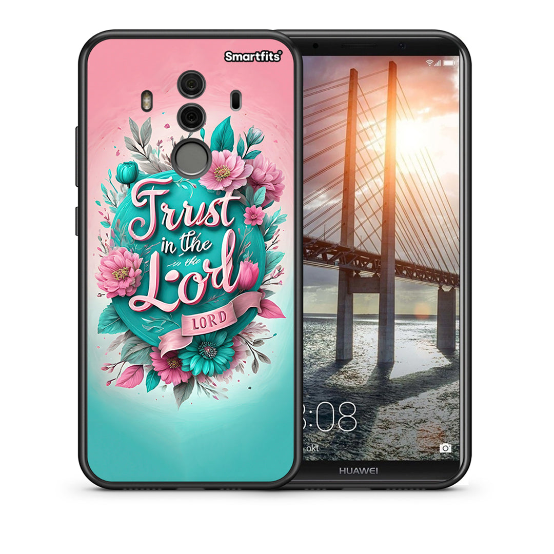 Θήκη Huawei Mate 10 Pro Lord Trust από τη Smartfits με σχέδιο στο πίσω μέρος και μαύρο περίβλημα | Huawei Mate 10 Pro Lord Trust case with colorful back and black bezels