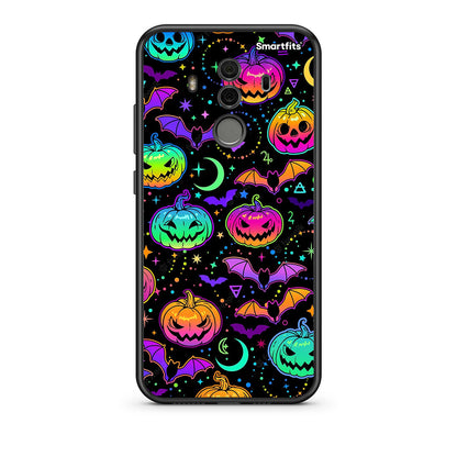 Huawei Mate 10 Pro Neon Halloween θήκη από τη Smartfits με σχέδιο στο πίσω μέρος και μαύρο περίβλημα | Smartphone case with colorful back and black bezels by Smartfits