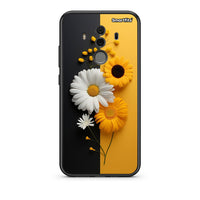 Thumbnail for Huawei Mate 10 Pro Yellow Daisies θήκη από τη Smartfits με σχέδιο στο πίσω μέρος και μαύρο περίβλημα | Smartphone case with colorful back and black bezels by Smartfits