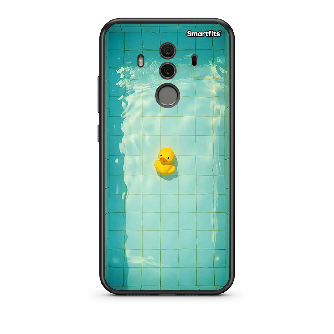 Huawei Mate 10 Pro Yellow Duck θήκη από τη Smartfits με σχέδιο στο πίσω μέρος και μαύρο περίβλημα | Smartphone case with colorful back and black bezels by Smartfits