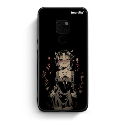 Huawei Mate 20 Anime Girl θήκη από τη Smartfits με σχέδιο στο πίσω μέρος και μαύρο περίβλημα | Smartphone case with colorful back and black bezels by Smartfits